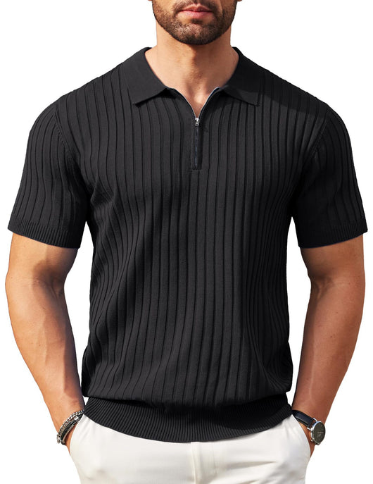 Polo Deportivo Hombre Manga Corta con Cierre - Estilo Golf Casual - Image 7