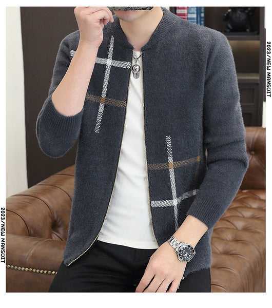 Chaqueta Casual de Terciopelo Mink - Confort de Suéter con Estilo - Image 13
