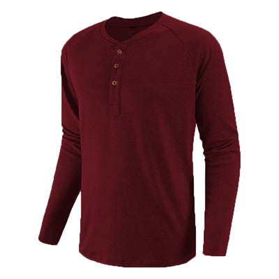 Camiseta Henley Grande para Hombre - Comodidad y Estilo - Image 7