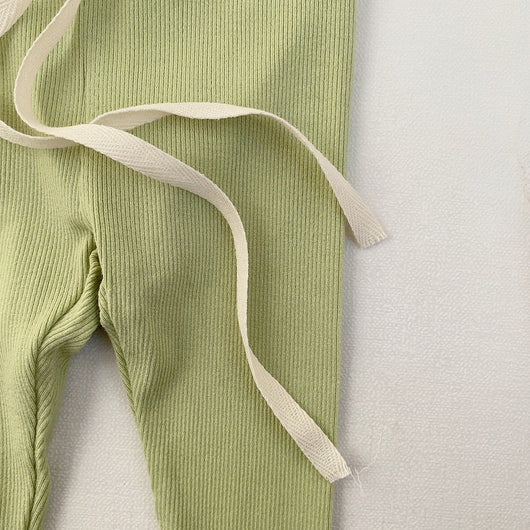 Leggings Elásticos con Cintura Ancha en Colores Pastel - Image 14