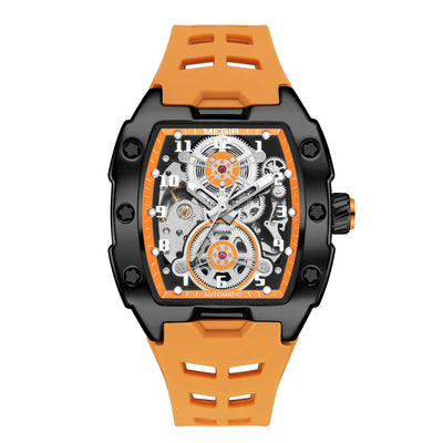 Reloj Deportivo Mecánico Resistente al Agua Diseño Cilíndrico para Hombre - Image 3