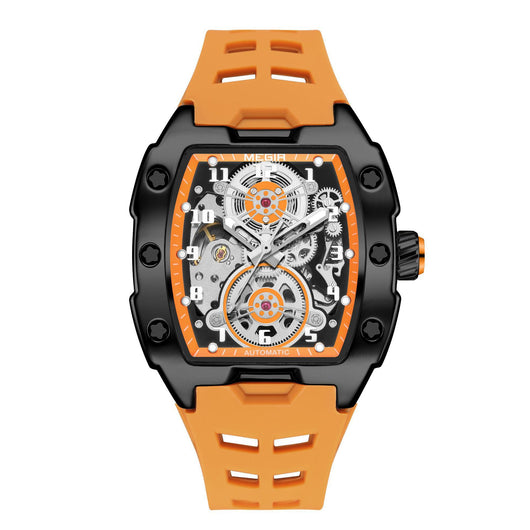 Reloj Deportivo Mecánico Resistente al Agua Diseño Cilíndrico para Hombre - Image 3