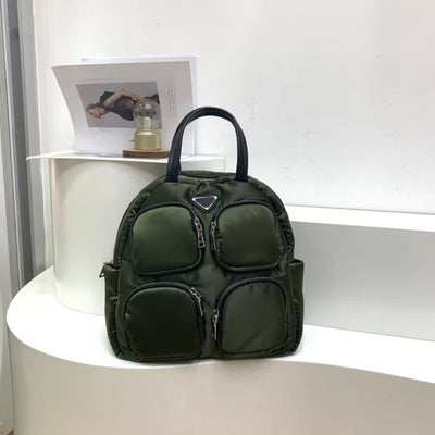 Mochila Escolar Pequeña de Satén Seda con Cojín de Aire - Image 9