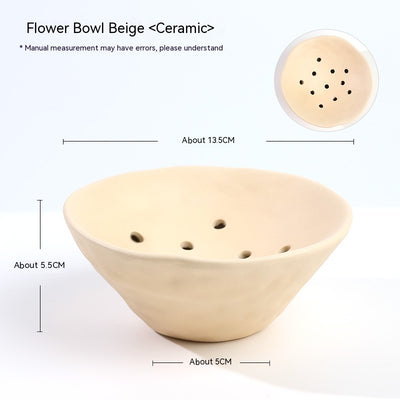 Cuenco Cerámica Zen con Flores Caladas Estilo Chino - Image 4
