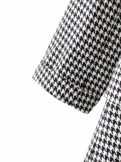 Blazer Retro Cuadros Doble Botonadura Estilo Europeo y Americano - Image 13