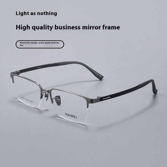 Gafas con Armazón de Titanio Ultraligero y Varillas de Acero Plástico