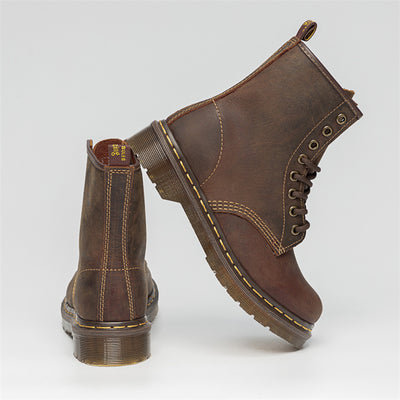 Botas Vintage de Cuero Crazy Horse para Mujer con Costura Goodyear - Image 15