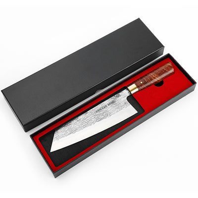 Cuchillo de Cocina Profesional Acero Inoxidable Alto Cromo con Mango de Madera Maciza - Image 6