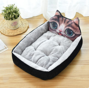Cama Desmontable y Lavable para Perros Grandes - Nido Teddy Cartoon - Image 9