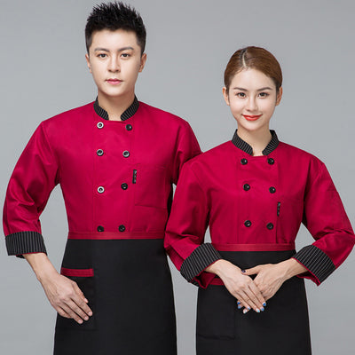 Uniforme Chef Manga Larga Otoño Invierno Profesional - Image 10