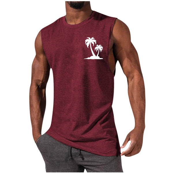 Camiseta Deportiva sin Mangas Hombre Suelta Verano - Image 6