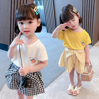 Conjunto de Culotte Estilo Coreano para Bebé - Ropa de Verano Fresca - Image 11
