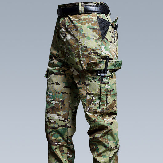 Pantalones Tácticos Multibolsillos Holgados de Trabajo Resistente - Image 6