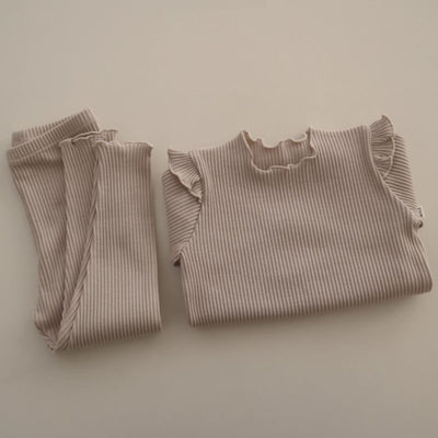 Conjunto de Pijama Infantil de Algodón con Tiras en las Axilas - Image 6
