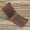 Billetera de Cuero Crazy Horse Estilo Retro Europeo Americano para Hombre