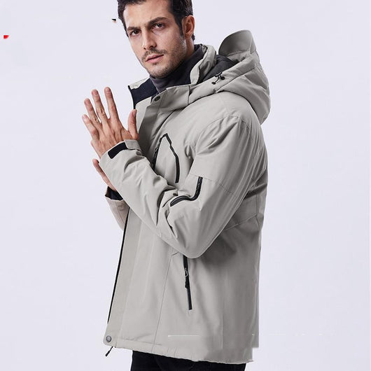 Chaqueta Calefactable con USB para Hombre, Sudadera de Esquí