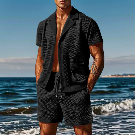 Traje Casual Transpirable de Malla Fresca - Image 25