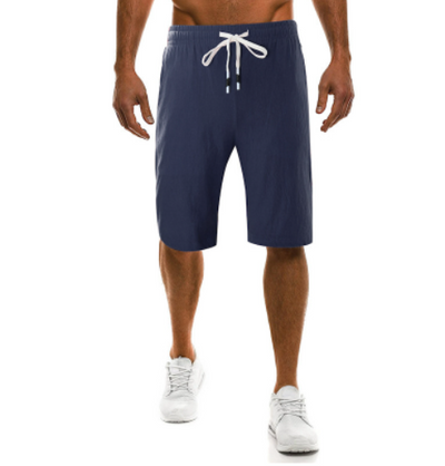 Pantalones Casuales de Algodón y Lino para Hombre - Image 6