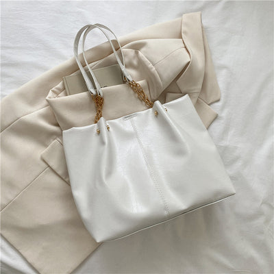 Bolsa Tote de Gran Capacidad con Cadena de Hombro - Diseño Suave Premium - Image 7