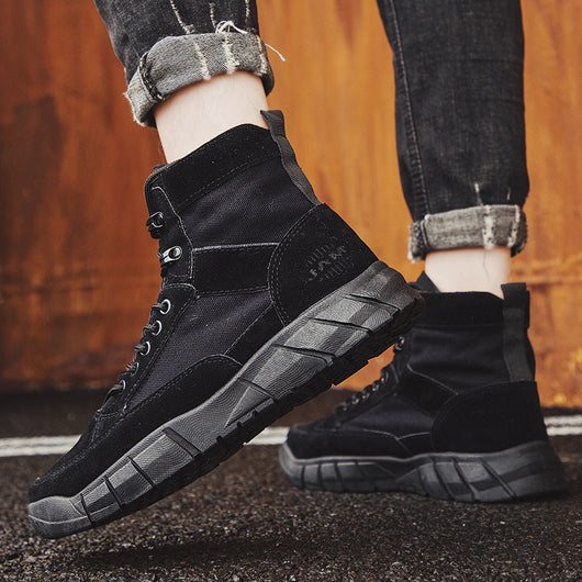 Botas Martin Altas Impermeables para Hombre - Estilo Casual y Laboral - Image 2