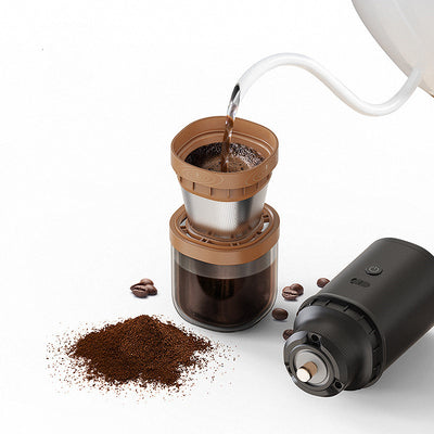 Cafetera Portátil 2 en 1: Molienda y Preparación para Viajes - Image 5