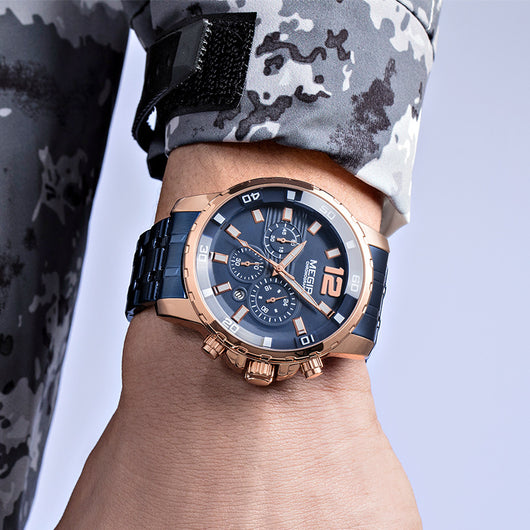 Reloj de Hombre Acero Inoxidable Resistente al Agua - Estilo Ejecutivo - Image 7