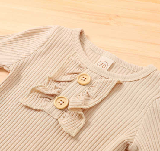 Conjunto de Algodón Estampado Verde para Niña - Image 11