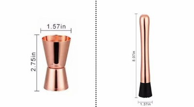 Set Profesional de Coctelera de Cristal - Image 10