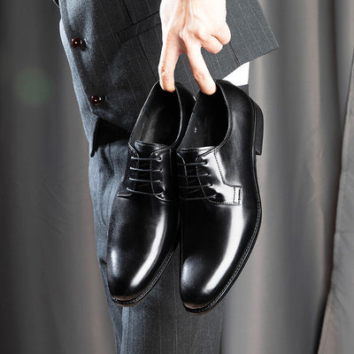 Zapatos de Cuero para Hombre Transpirables con Cordones y Acabado Artesanal - Image 7