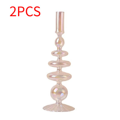 Portavelas de Vidrio Minimalista para Sala de Estar y Espacios de Huéspedes - Image 5