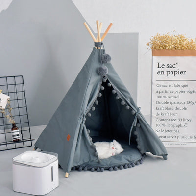 Casa Cama para Mascotas Desmontable y Lavable - 4 Estaciones para Perros y Gatos - Image 4