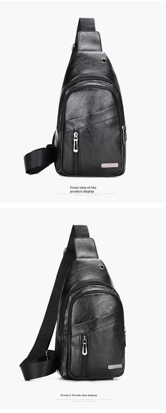 Bolsa Crossbody Impermeable de Gran Capacidad con Múltiples Compartimentos para Hombre - Image 16