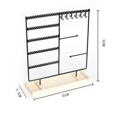 Organizador de Joyas Metálico - Soportes para Aretes, Collares y Anillos - Image 4