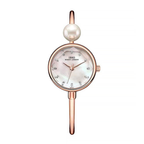 Reloj Pulsera Mujer con Esfera Nácar Perla