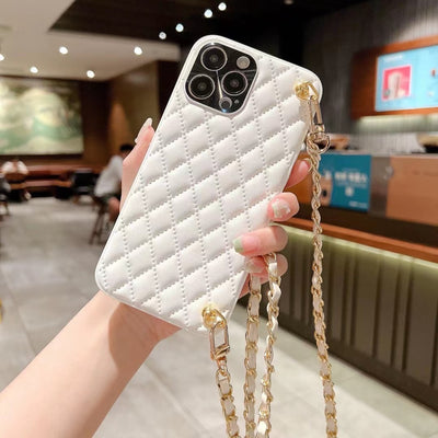 Funda Crossbody Protectora con Diseño Cuadriculado Diamante - Image 5