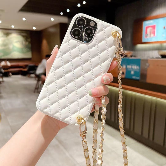 Funda Crossbody Protectora con Diseño Cuadriculado Diamante - Image 5