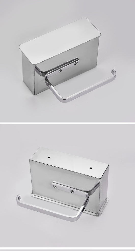 Organizador de Baño Negro con Repisa para Papel Higiénico y Toallitas - Image 18