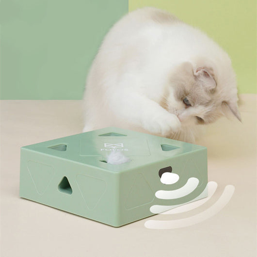 Juguete Interactivo Inteligente para Gatos con Cabezales Reemplazables y Plumas - Image 4