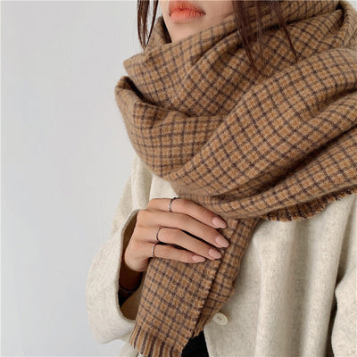 Bufanda a Cuadros Invierno para Mujer - Diseño Clásico - Image 8