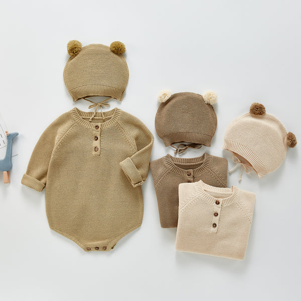 Enterizo Acogedor para Bebé con Gorro y Bolsa - Diseño Adorable