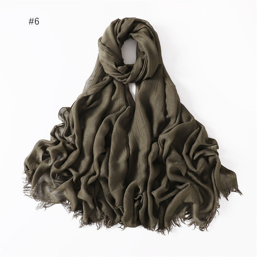 Pashmina Modal Fina Transpirable - Chal Ligero Monocromático para Mujer - Image 11