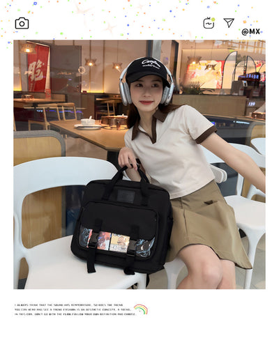 Mochila Tote Ligera Estilo Cute para Adolescentes y Estudiantes Universitarios - Image 48