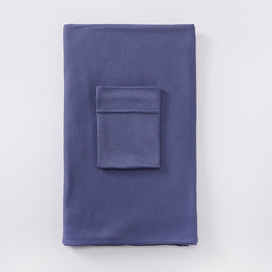 Black minimalist modal bottom hat integrated scarf, folded neatly on a white background. - Image 25