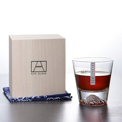 Vaso de Whiskey de Cristal Artesanal Estilo Japonés - Image 3