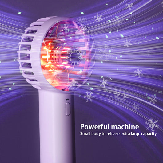 Ventilador Portátil Abejita con Luz LED y Batería Recargable