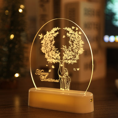 Luces LED Navideñas Santa Claus 3D - Decoración Navideña USB y Batería - Image 8