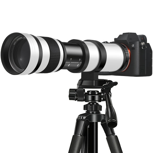 Lente Teleobjetivo Zoom 420-800mm para Cámaras DSLR y Mirrorless