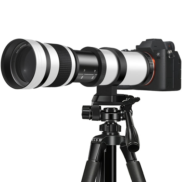 Lente Teleobjetivo Zoom 420-800mm para Cámaras DSLR y Mirrorless