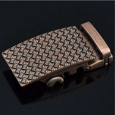 Cinturón de Cuero para Hombre con Hebilla Automática de Aleación - Image 5