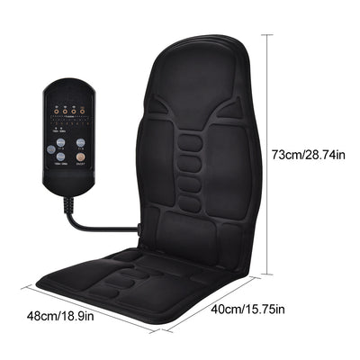 Cojín Masajeador Calefactable para Auto y Oficina con Vibración Full Body - Image 12